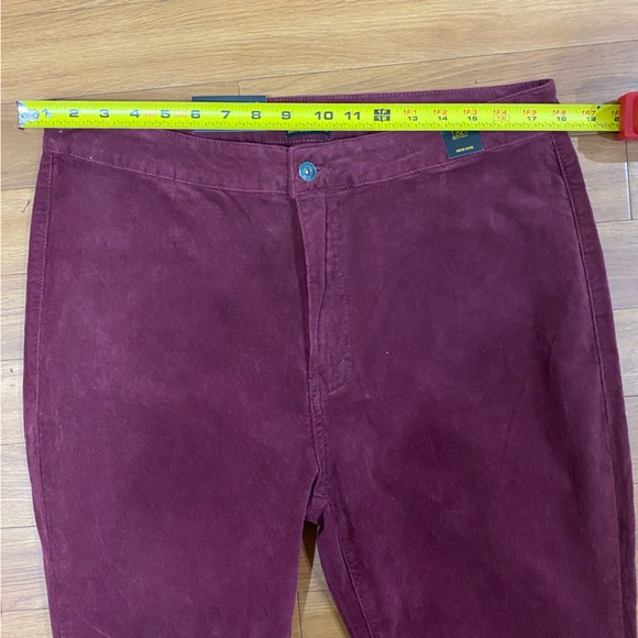 L&B Burgundy Corduroy Flare Pants | size 16 - Picture 4 of 7